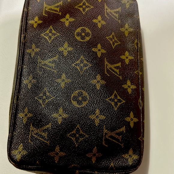 Mans toiletry brand bag/pouch authentic monogram - Picture 3 of 8